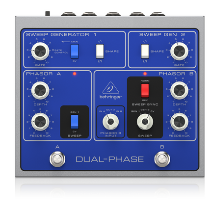 BEHRINGER DUAL-PHASE ANALOG PHASE SHIFT PEDAL