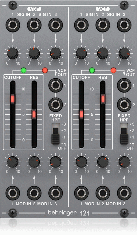 BEHRINGER 121 DUAL VCF MODULE