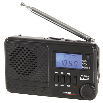 Digitech AM/FM/SW Rechargeable Radio with MP3  AR1721