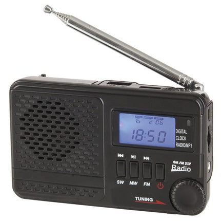 Digitech AM/FM/SW Rechargeable Radio with MP3  AR1721