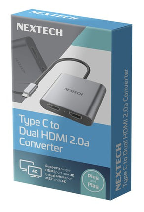 Type C to Dual HDMI 2.0 Adaptor WQ7429