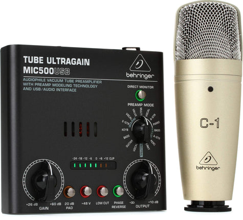 BEHRINGER VOICE STUDIO RECORDING BUNDLE