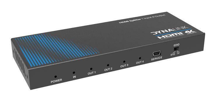 4K 1x4 HDMI Splitter 18GBps Bandwidth