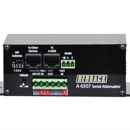 Redback RS485 Serial 100V Line Attenuator A6507