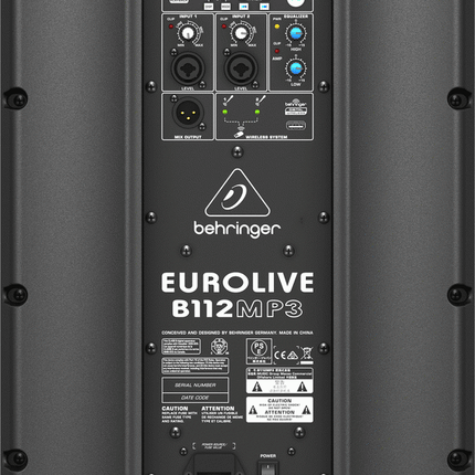 BEHRINGER EUROLIVE B112MP3 SPEAKER