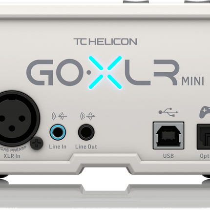 TC HELICON GO XLR MINI WHITE ONLINE BROADCAST MIXER