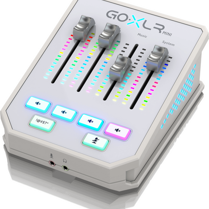 TC HELICON GO XLR MINI WHITE ONLINE BROADCAST MIXER