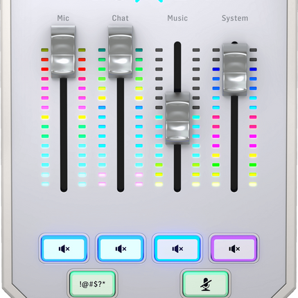 TC HELICON GO XLR MINI WHITE ONLINE BROADCAST MIXER