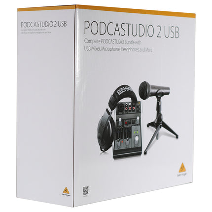 BEHRINGER PODCASTUDIO 2 USB RECORDING PACKAGE