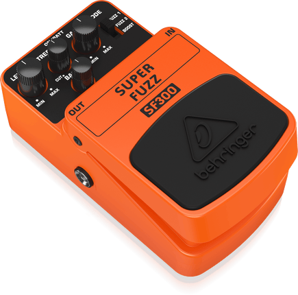 BEHRINGER SF300 SUPER FUZZ 3-Mode Fuzz Distortion Guitar Effects Pedal