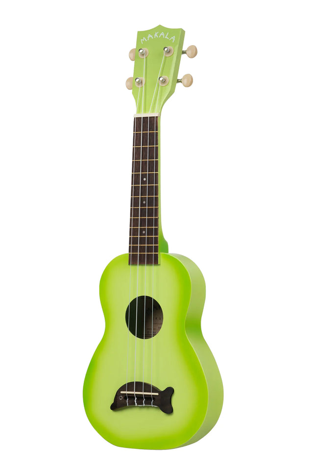 Green Apple Burst Soprano Dolphin Ukulele