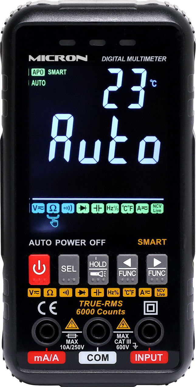 Micron Autoranging True RMS Digital Multimeter With NCV