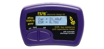 Peak ESR PLUS Capacitor Analyser