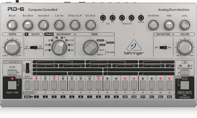 BEHRINGER RD6 SR ANALOG DRUM MACHINE