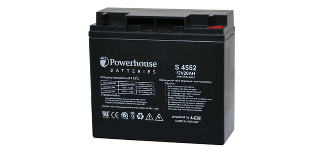 Powerhouse 12V 20Ah Sealed Lead Acid (SLA) Battery M5/F3