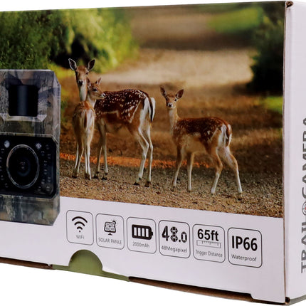 TrailCam Go 1080p HD Solar Powered WiFi Trail Camera S9447