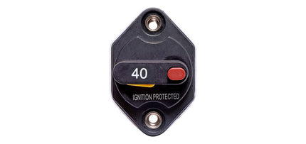 40A Compact Panel Mount IP66 Waterproof Circuit Breaker