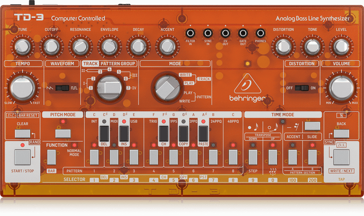 BEHRINGER TD3 TG ANALOG BASS LINE SYNTH