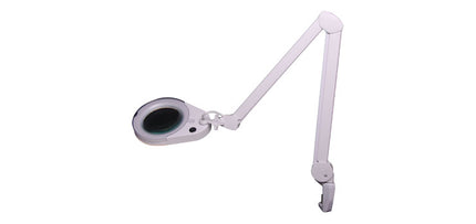 LED Desk Mount Magnifying Lamp 130mm 5 Diopter