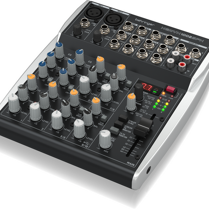 BEHRINGER XENYX 1002SFX 10CH MIXER W/USB & FX