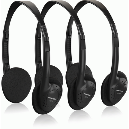 BEHRINGER HO66 BUDGET 3-PACK HEADPHONES