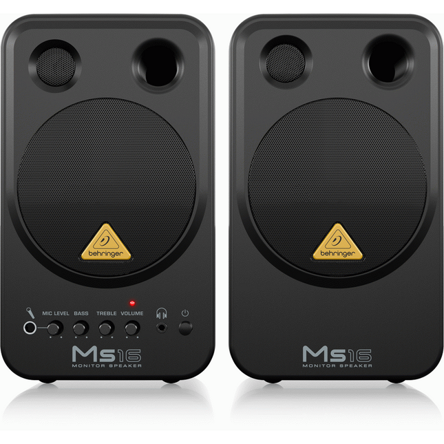 BEHRINGER MS16 MULTIMEDIA SPEAKERS (PAIR)