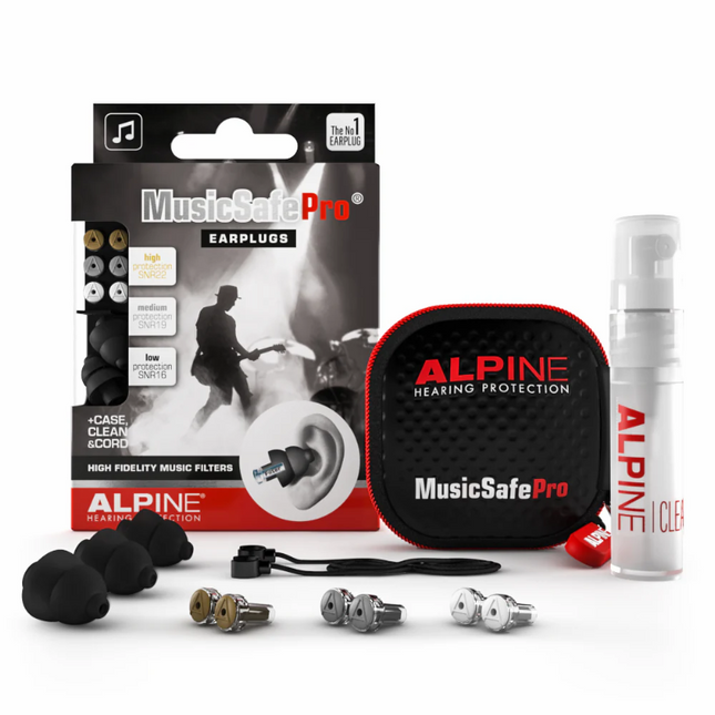 ALPINE MUSICSAFE PRO BLACK EARPLUGS