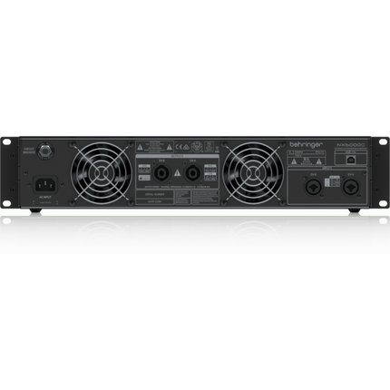 BEHRINGER NX6000D POWER AMPLIFIER W/SMARTSENSE