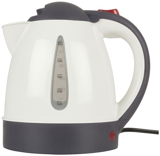 12V White Kettle - 1L  GH1386