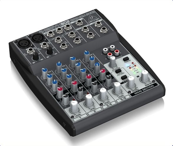 Behringer 802S 8-Input 2-Bus Mixer with USB, XENYX Mic Preamps