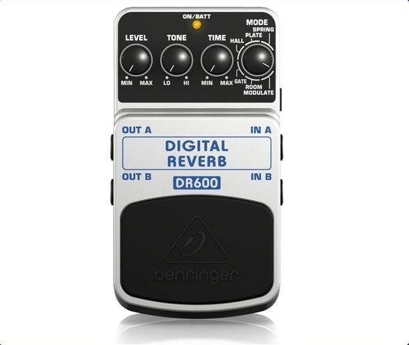 Behringer DR600 Digital Stereo Reverb Guitar Effects Pedal