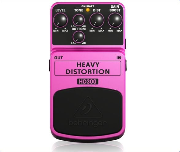 Behringer HD300 Heavy Metal Distortion Guitar Effects Pedal