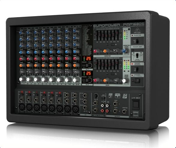 Behringer PMP1680S Powered Mixer 2x800W 10Ch Mixer + FXs