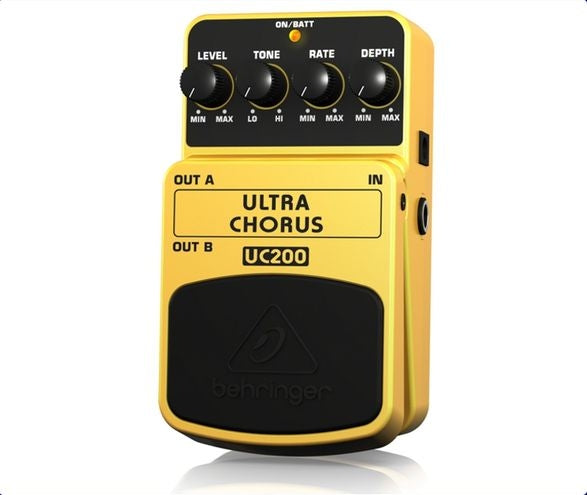 Behringer UC200 Ultimate Stereo Chorus Guitar Effects Pedal