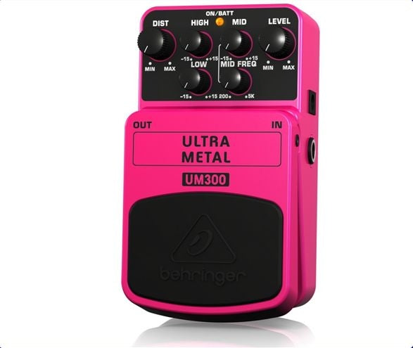 Behringer UM300 Heavy Metal Distortion Guitar Effects Pedal