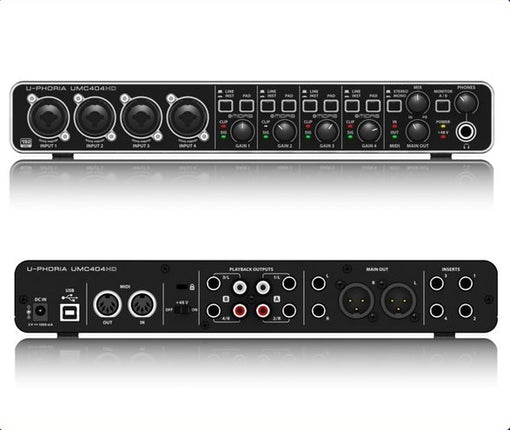 BEHRINGER U-PHORIA UMC404HD INTERFACE