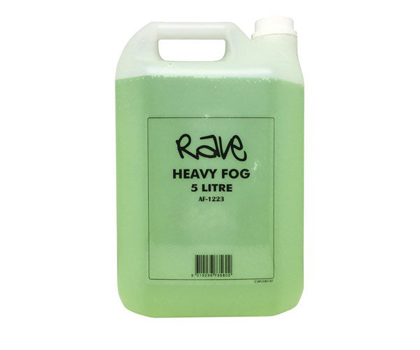 Rave Water Based Fog Machine Liquid 5 Litre AF1223