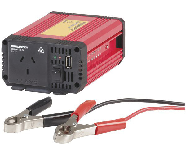 Powertech 300W (1000W) 12VDC to 240VAC Modified Sinewave Inverter + USB MI5132