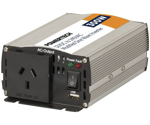 Powertech 300W (1000W) 12VDC to 240VAC Modified Sinewave Inverter MI5302