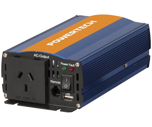 Powertech 300W 12VDC to 230VAC Pure Sine Wave Inverter, Electrical Isolate MI5732