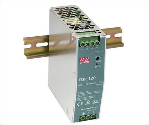 Mean Well 120W 24V 5A EDR DIN Rail Power Supply MP3923 EDR-120-24