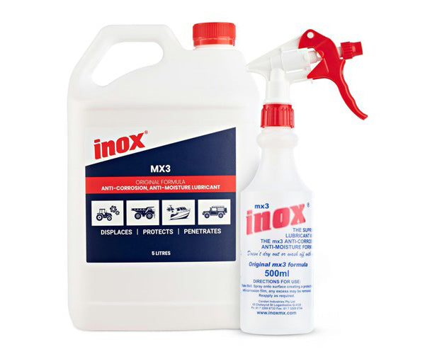 Inox MX3 Lubricant - 5 Litre Bottle with Spray Applicator NA1039 MX3-5