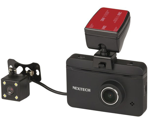 Nextech SHD Car Dash Camera with Rear Camera QV3849