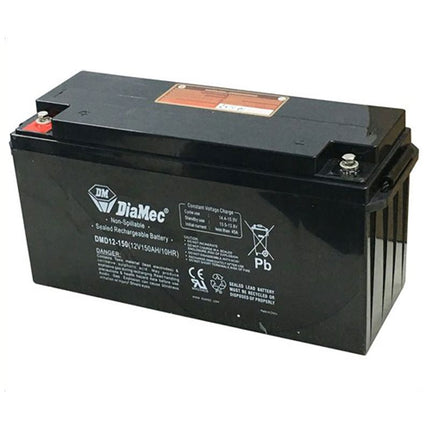 DiaMec 12V 150Ah AGM Deep Cycle Battery SB1684 DMD12-150