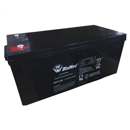 DiaMec 12V 200Ah AGM Deep Cycle Battery SB1686 DMD12-200