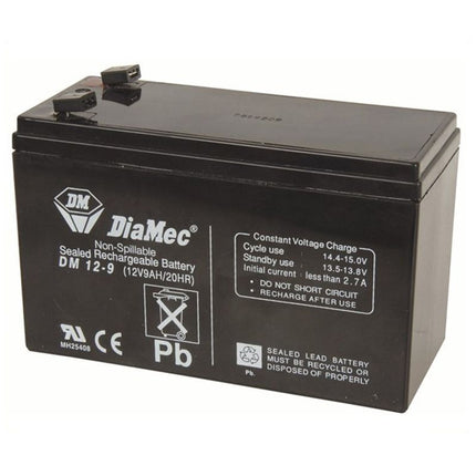 DiaMec 12V 9Ah SLA Battery SB2487 DM12-9