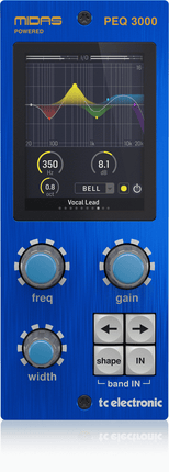 TC ELECTRONIC PEQ3000-DT PARAMETRIC EQ INTERFACE