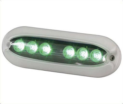 6X2W Green Surface Mount Underwater LED Light 1000 Lumen MLC180