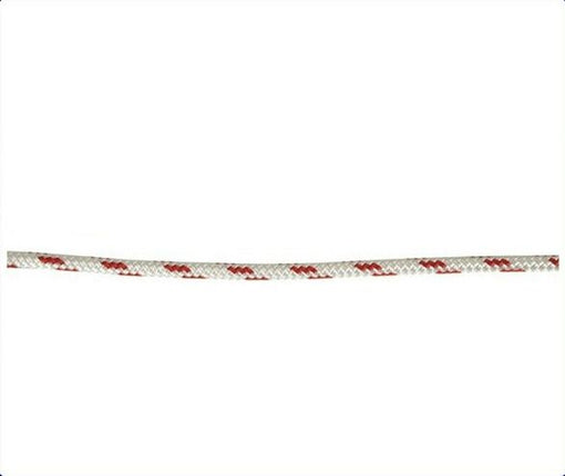 Double Braid-Polyester Rope,8mm,Red Fleck,Euro,100m Roll MRC115