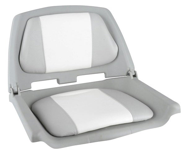 Oceansouth Basic Seats - Fold Down - Padded Grey/White MUA115 MA 702-22